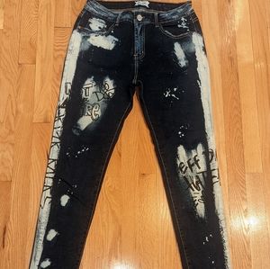 Blue Topic Women Jeans